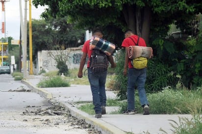 Fenómeno. Tanto en el Centro de Día como en la Posada del Peregrino, el paso de migrantes ha disminuido y se ha incrementado el paso de mexicanos deportados de los Estados Unidos. (ARCHIVO)