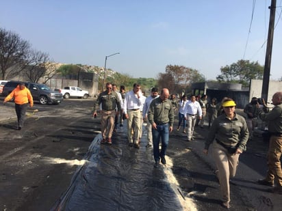 Vigilan. El procurador Guillermo Haro visitó a Retalsa.
