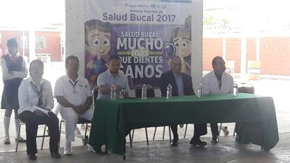 La Semana de Salud Bucal está programada de actividades en las que la Jurisdicción Sanitaria No. VI busca difundir los beneficios de la salud bucal, principalmente entre alumnos de Jardín de Niños y Primarias. (EL SIGLO DE TORREÓN)
