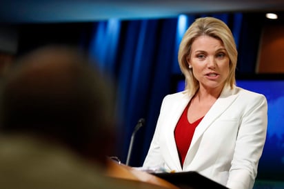 'Si a Siria le importara tanto lo que se pone en el aire, no gasearía a su propia gente', afirmó la portavoz del Departamento de Estado estadounidense, Heather Nauert, en una rueda de prensa. (ARCHIVO)