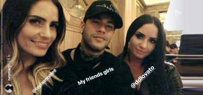 Demi y Neymar han coincidido durante su estancia en Londres, donde se encontraron tras la presentación de la cantante en los MTV Europe Music Awards y que el futbolista participó en un partido amistoso de su país contra Inglaterra. (INSTAGRAM)