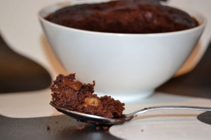 Brownies de Chocolate en el microondas