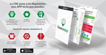 Libre mercado. Desarrollan aplicación para que localice dónde se encuentra la gasolina más barata. 