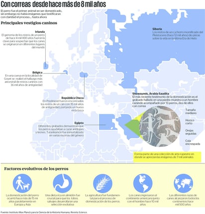 El vínculo de los humanos con el perro se remonta a miles de años atrás. (EL UNIVERSAL)