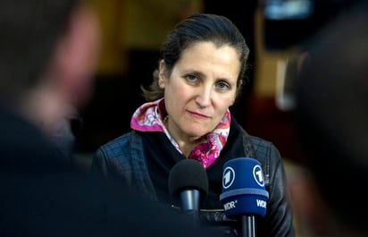 'Canadá es un firme aliado y amigo de Israel y un amigo del pueblo palestino. La posición de Canadá es que el estatuto de Jerusalén sólo puede ser resuelto como parte de un acuerdo general del conflicto palestino-israelí', afirmó Freeland. (ARCHIVO)