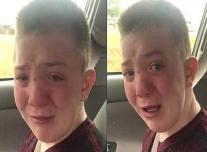 El video de Keaton se volvió una historia viral y fue visto por millones de personas. (INTERNET)