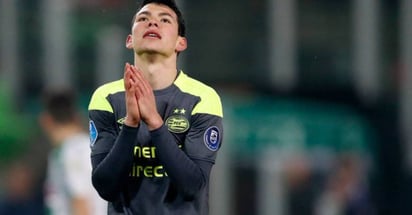 Hirving Lozano suma tres partidos sin anotar con PSV. PSV deja ir ventaja y empata con Groningen