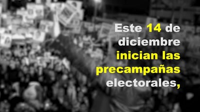 A partir del primer minuto de hoy, arrancaron las precampañas del proceso electoral 2018, con la difusión de 59.7 millones de spots en radio y televisión para promover a los candidatos y sus propuestas. (ESPECIAL)