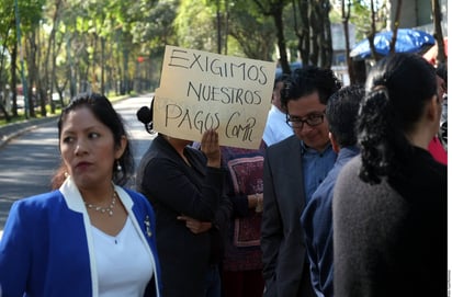 Finanzas. Según empleada del Instituto, la falta de pago se registró a nivel nacional. (AGENCIA REFORMA)