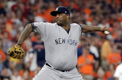 CC Sabathia terminó la campaña pasada con récord de 14-5 y efectividad de 3.69 en 27 aperturas. (Archivo)