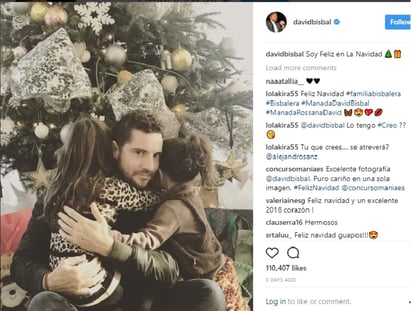 La Navidad convirtió a David Bisbal en abuelo