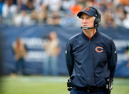 John Fox y los Bears de Chicago fueron sotaneros de su división en tres campañas.