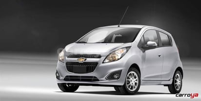 Chevrolet Spark. Posee un motor de 1.4 L con una potencia de 98 HP y un torque de 89 lb. Además cuenta con transmisión automática y un tanque con capacidad de 32 litros. Lo puedes encontrar desde 171 mil 700 pesos.(ARCHIVO)