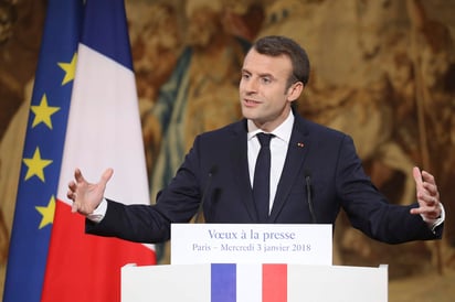 Señaló que pronto propondrá una nueva medida para combatir las noticias falsas en internet durante las campañas electorales de Francia. (AP)
