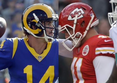 Rams y Chiefs se verán las caras en la cancha del Estadio Azteca este 2018. (ARCHIVO)