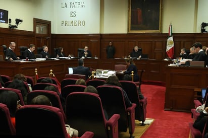 Durante la sesión del Pleno de la Corte los ministros declararon nulo un decreto por el que se reformó el financiamiento a partidos políticos en el estado de Chiapas para destinar recursos para la reconstrucción de los municipios afectados por los sismos de septiembre. (ARCHIVO)