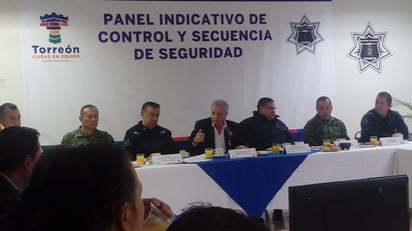 En la reunión semanal de seguridad, el alcalde señaló que los homicidios recientes son hechos aislados. (EL SIGLO DE TORREÓN) 