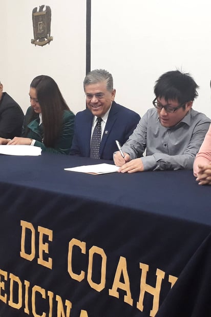 Acuerdo. UAdeC signa convenio de intención con universidad de Japón. (CORTESÍA)