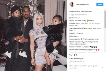 “North y Saint están encantados de dar la bienvenida a su hermanita', dijo la famosa empresaria. (INSTAGRAM)