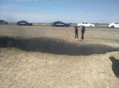 En el lugar se emanaba humo. (EL SIGLO DE TORREÓN)