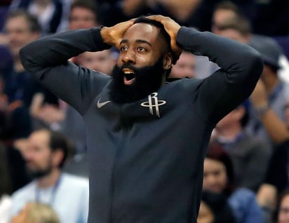 James Harden regresó a las duelas por primera vez luego de su lesión en el muslo izquierdo que sufrió el 31 de diciembre. James Harden regresa a los entrenamientos con Rockets