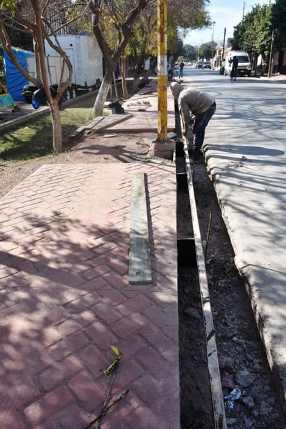 Señaló que los trabajos consisten en reparar detalles en cordonería, reparación de desperfectos en el colado de las banquetas, así como realizar trabajos de afine en registros y las tapas de registros. (EL SIGLO DE TORREÓN)