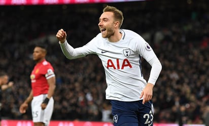 Christian Eriksen marcó el primer gol antes de los 11 segundos. Tottenham fulmina al Manchester United