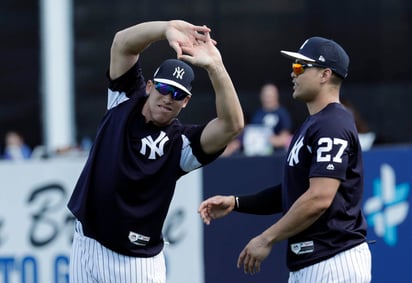 Judge (i) y Stanton. (AP)