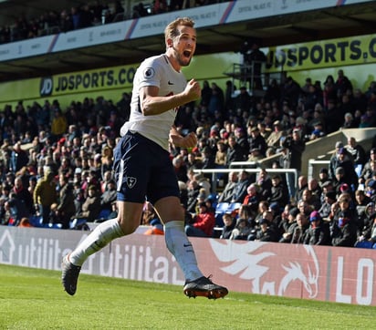 El delantero inglés definió en un largo pase de Christian Eriksen para vencer al portero del Palace, Wayne Hennessey, y asegurar el resultado a los 88 minutos.