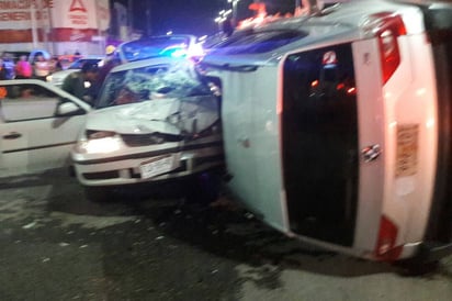 Accidente. Ocurrió por la noche del viernes en pleno Diagonal Las Fuentes.