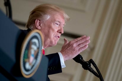 Trump anunció la semana pasada la imposición de tarifas proteccionistas del 25 % a las importaciones de acero y del 10 % a las de aluminio de algunos países, y dijo que estarán en vigor 'por un largo periodo de tiempo'. (ARCHIVO)