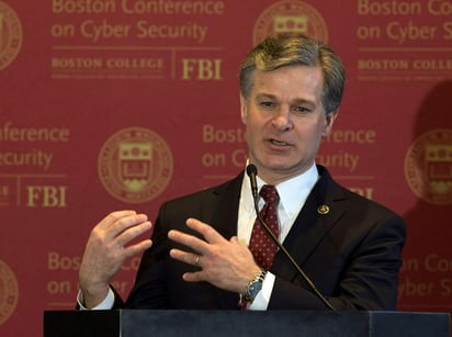 Wray hizo estas declaraciones en una conferencia sobre ciberseguridad en el Boston College, una universidad privada católica ubicada en la localidad de Chestnut Hill, cerca de Boston. (EFE)