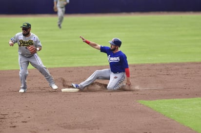 Este miércoles en el diamante del estadio Hermanos Serdán, el cuadro local tuvo un buen desempeño a pesar de que el encuentro se suspendió en la sexta entrada por la lluvia, pero dejó ver el ritmo que poco a poco adquiere el conjunto local. (TWITTER)