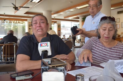 Detenidos. Una mujer rompió en llanto y dijo que hay personas detenidas injustificadamente. 