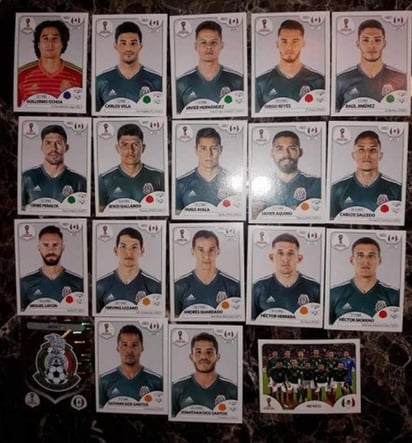 Esta sería sólo una lista preliminar de los jugadores que estarán en los cromos del álbum, ya que se espera una nueva actualización luego de que se dé la lista oficial de cada selección. (Cortesía @footiecardsstickers