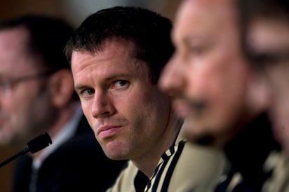 Jamie Carragher, entonces jugador del Liverpool. (AP)