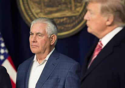 Trump cesa a Tillerson como secretario de Estado. (ARCHIVO) 