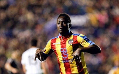 Emmanuel Boateng marcó el gol de la victoria para el Levante. (EFE)