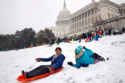 Inusual. Se espera que Tormenta ‘Toby’ genere una acumulación de nieve de hasta 15 centímetros. (AP)