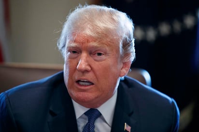 En declaraciones a periodistas, Trump también describió al equipo de Robert Mueller, el fiscal especial que investiga la trama rusa, como 'el grupo de gente más problemático que nunca' ha visto. (AP)