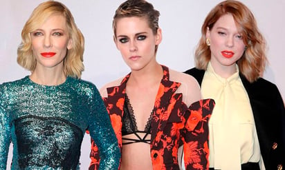 Actrices. Cate Blanchet, Kristen Stewart y Lea Seydoux serán parte del grupo de 9 personalidades que serán jurado. (ESPECIAL)