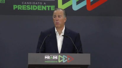 José Antonio Meade, el candidato presidencial de la coalición Todos por México, invitó al aspirante independiente Armando Ríos Piter y a la red ciudadanos que lo apoyan a sumarse a su campaña.  (ARCHIVO)