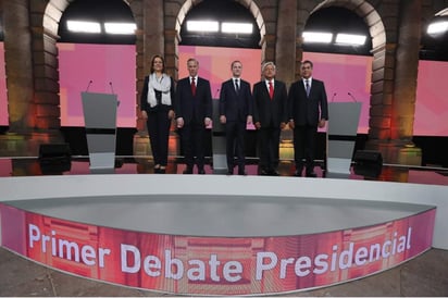 El próximo ejercicio de este tipo entre los candidatos a la Presidencia de la República se realizará el 20 de mayo en Tijuana, Baja California.  (EFE)