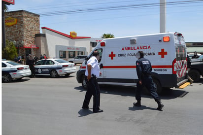 Agresión. Los hechos se registraron justo a las afueras de un restaurante de la colonia El Fresno.