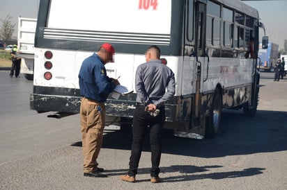 Los operativos están a cargo de la Subdirección de Transporte del Estado en esta región. (EL SIGLO DE TORREÓN)