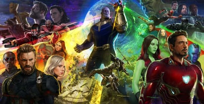 Los ‘Avengers” y otros héroes lucharán contra el temible “Thanos” en Avengers: Infinity War que se estrena durante la media noche. (ARCHIVO)