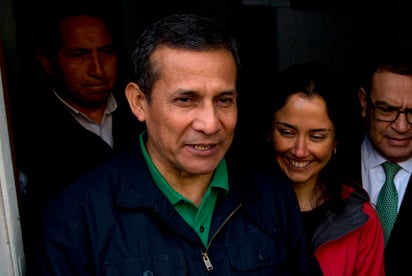 Liberados. El expresidente Ollanta Humala y su esposa serán liberados en las próximas horas. (AP)