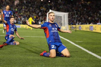 El canterano del Manchester United marcó un espectacular gol de escorpión en Australia. (Cortesía)