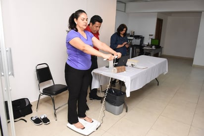 Gratis. La prueba Inbody se realiza de manera gratuita en las instalaciones de la Dirección de Salud Municipal. (EL SIGLO DE TORREÓN)