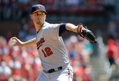 Jake Odorizzi se llevó la victoria al permitir una carrera en cinco entradas de trabajo. (AP)